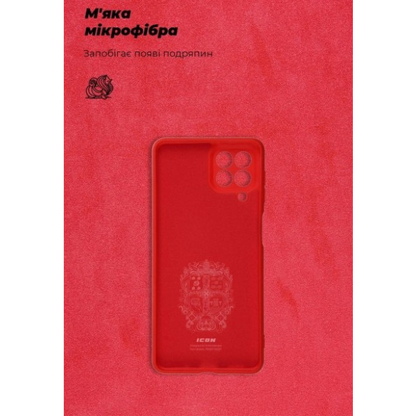 Фото - Чохол для смартфону Armorstandart ICON Case for Samsung M53 (M536) Camera cover Red (ARM61806)