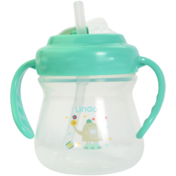 Фото - Поильник-непроливайка детский Lindo 250 мл (LI 708 зел)