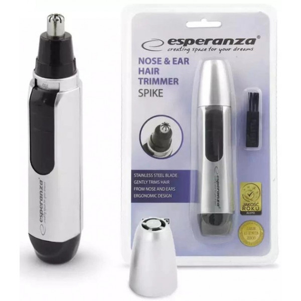 Фото - Тример для носа і вух Esperanza EBG004S Spike Silver