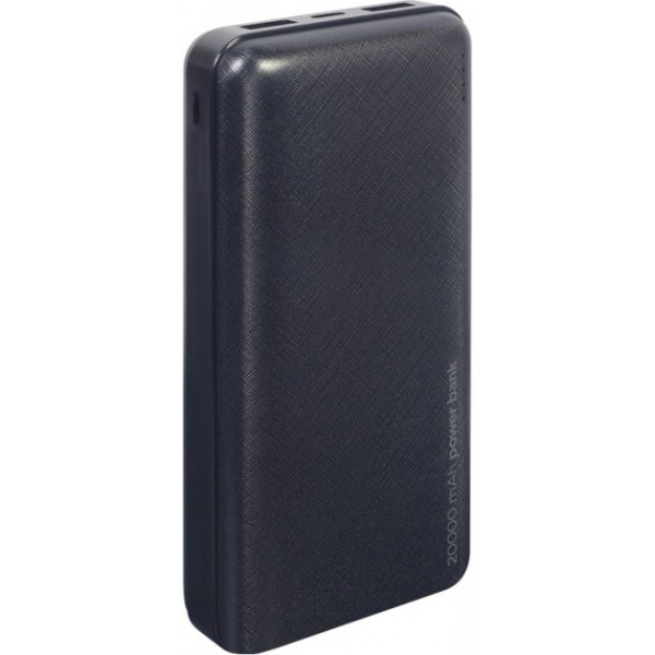 Фото - Батарея мобільна Gembird PB20-02 20000 mAh Black