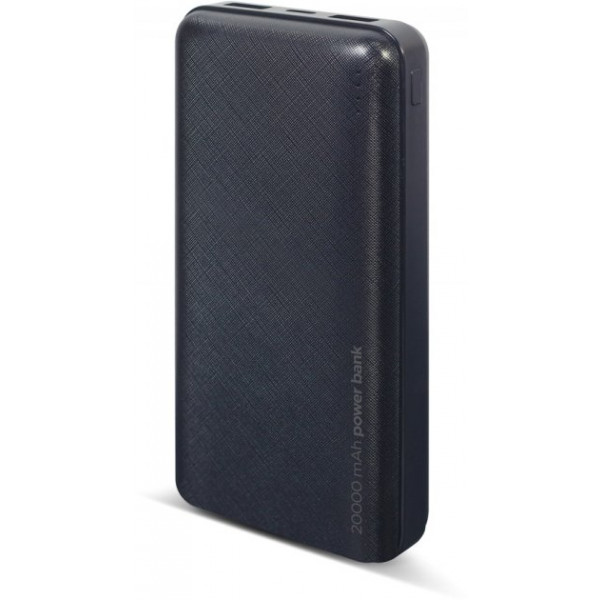 Фото - Батарея мобільна Gembird PB20-02 20000 mAh Black