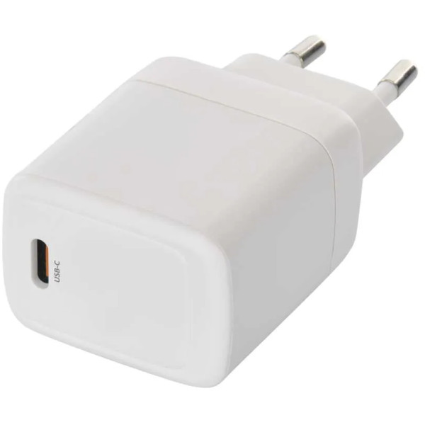 Фото - Мережевий зарядний пристрій EMOS V01G20 1xUSB-C 20W 220V PD (V01G20)