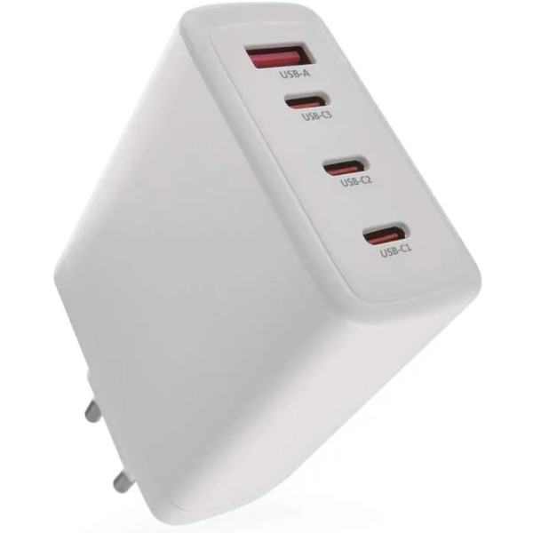 Фото - Мережевий зарядний пристрій EMOS V06G120 1xUSB-A, 3xUB-C 120W 220V PD (V06G120)