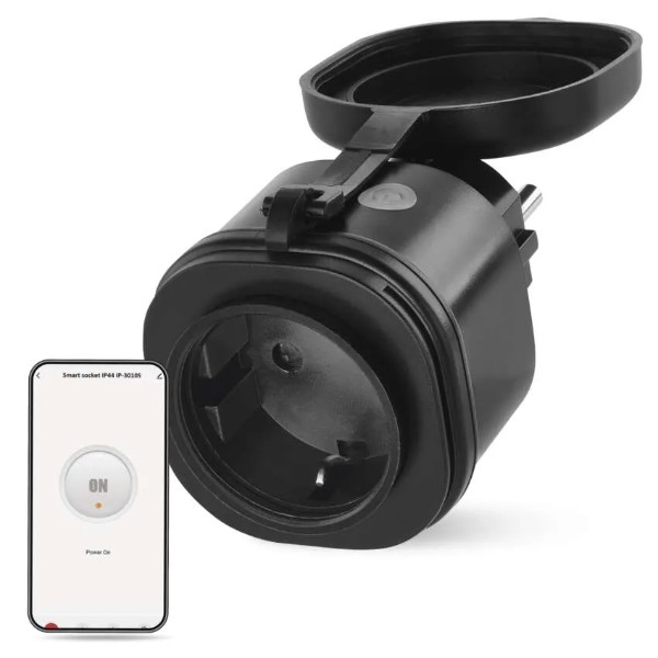 Фото - Розумна розетка EMOS вологозахищена WIFI P5534 GoSmart, ZigBee 3.0, IP44