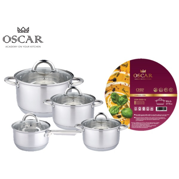 Фото - Ковш OSCAR Chef 14 см 0.9 л (OSR-3000-14)