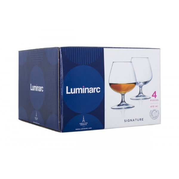 Фото - Набор бокалов для коньяка Luminarc Signature J2934/1 4 шт. (410 мл)