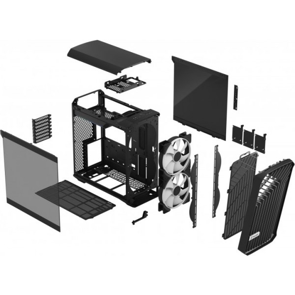Фото - Корпус Fractal design ATX без БЖ Torrent Compact RGB Black TG (FD-C-TOR1C-02)