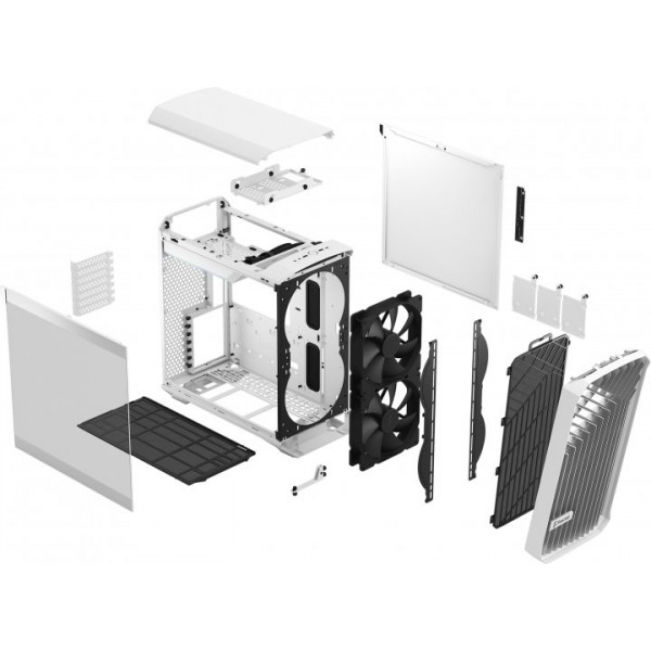 Фото - Корпус Fractal design ATX без БЖ Torrent Compact White TG (FD-C-TOR1C-03)
