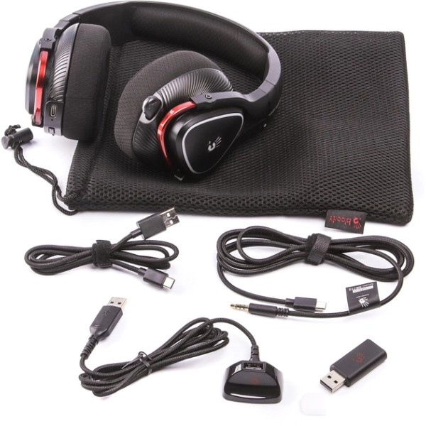Фото - Гарнітура бездротова ігрова Bloody MR710 (Black)