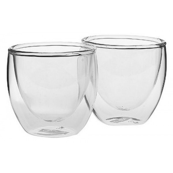 Фото - Набір склянок з подвійними стінками Bodum Pavina 80 мл 2 шт  (4557-10)