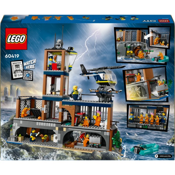 Фото - Конструктор LEGO City Поліцейський острів-в'язниця (60419)