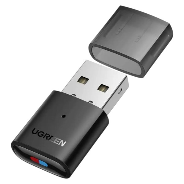 Фото - Адаптер мережі Bluetooth USB UGREEN CM408 Bluetooth 5.0 Transmitter for Switch/PS Black (10928)