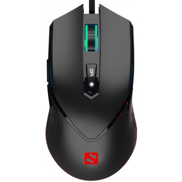 Фото - Мышь проводная игровая Sandberg Azazinator Mouse 6400 RGB Black (640-20)