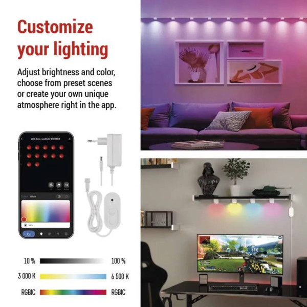 Фото - Світлодіодний світильник EMOS ZIW154R,Wi-Fi (для стартового набору ZIW15CR)