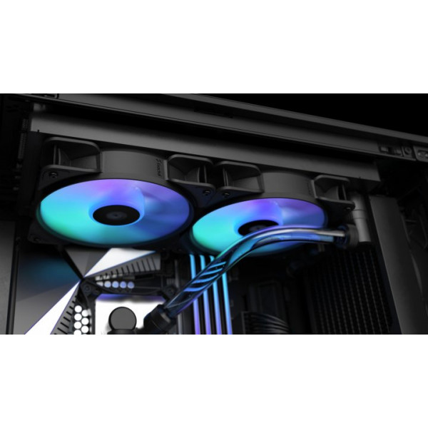 Фото - Корпусний вентилятор Fractal design Aspect 12 RGB PWM Black Frame (FD-F-AS1-1205)