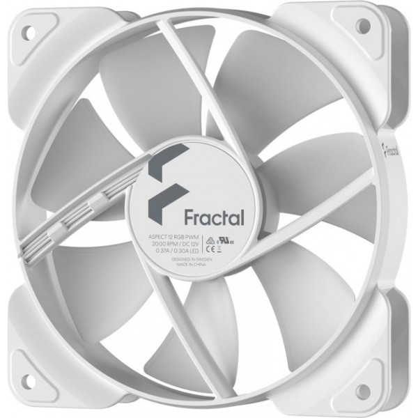 Фото - Корпусний вентилятор Fractal design Aspect 14 RGB PWM White Frame (FD-F-AS1-1409)