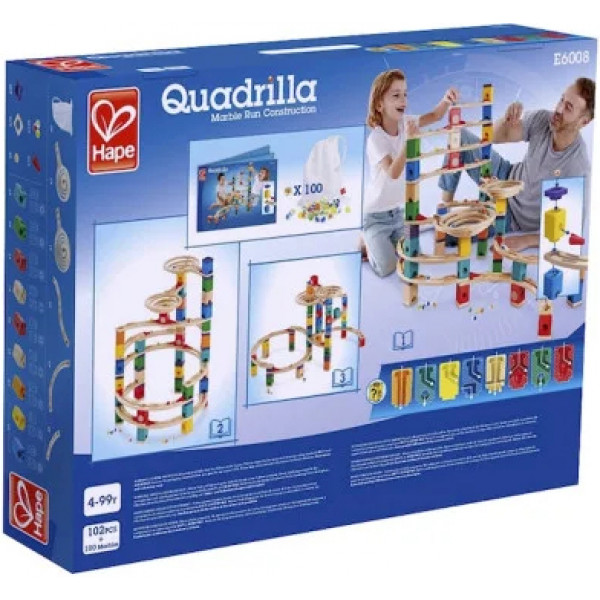 Фото - Дерев'яний конструктор Hape Quadrilla Депо 202 ел. (E6008)