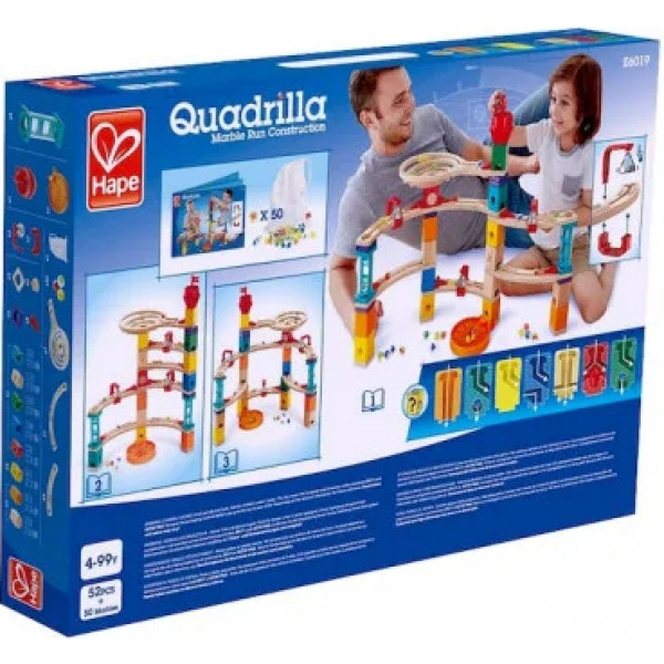 Фото - Дерев'яний конструктор Hape Quadrilla Потік із замку 102 ел. (E6019)