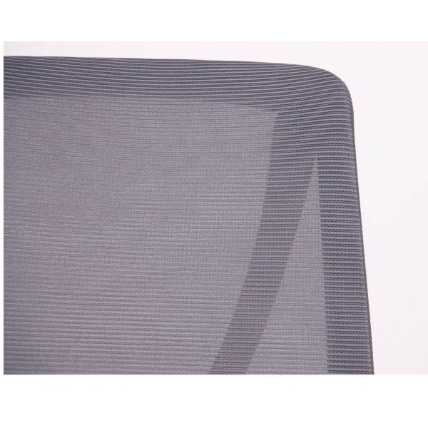 Фото - Крісло офісне AMF Nickel Black сидіння Сідней-20 / спинка Сітка SL-16 сіра