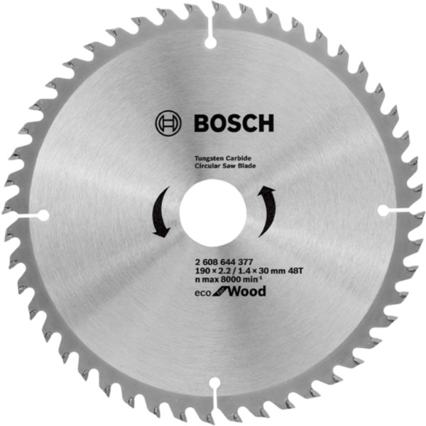 Фото - Диск алмазный Bosch Eco for Wood 190x2.2x30-48T (2.608.644.377) Фото - Диск алмазный Bosch Eco for Wood 190x2.2x30-48T (2.608.644.377)