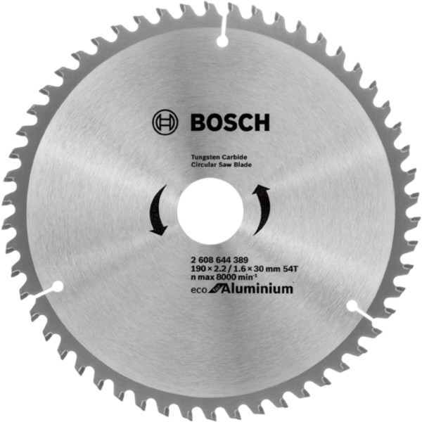 Фото - Диск алмазный Bosch Eco for Aluminium 190x2.42/1.6x30 мм (2.608.644.389)