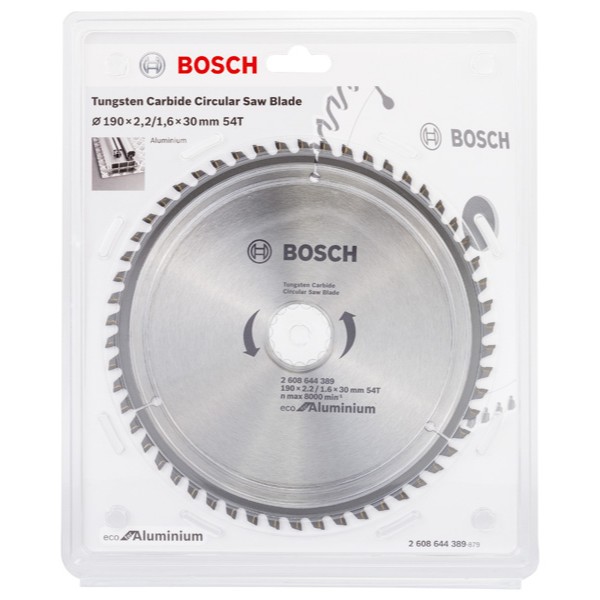 Фото - Диск алмазный Bosch Eco for Aluminium 190x2.42/1.6x30 мм (2.608.644.389)