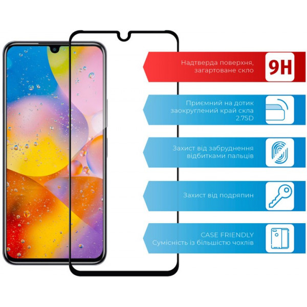Фото - Захисне скло для смартфону ACCLAB Full Glue for Infinix Note 12 Pro Black (1283126546617)