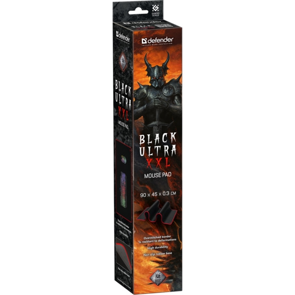 Фото - Коврик для мыши игровой Defender Black Ultra XXL (50564)