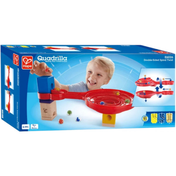 Фото - Пластиковий конструктор Hape Quadrilla Двостороння спіраль (E6026)