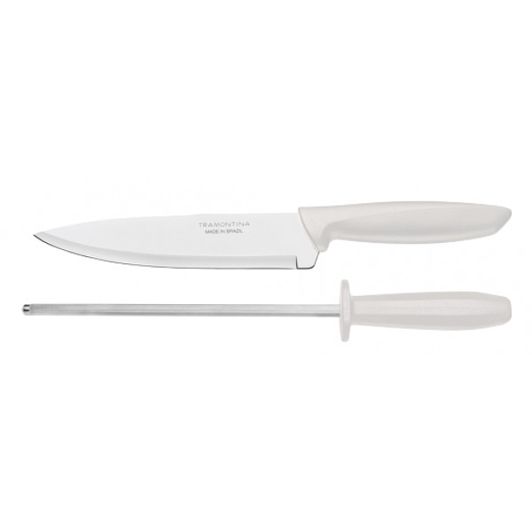Фото - Набір ножів Tramontina Plenus Light Grey 2 пр. (23498/311) Фото - Набір ножів Tramontina Plenus Light Grey 2 пр. (23498/311)