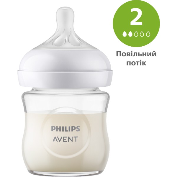 Фото - Пляшка для годування Philips AVENT Natural природний потік 120 мл, 1 шт. (SCY930/01)