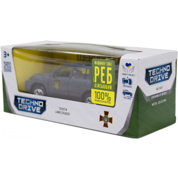 Фото - Наземна військова техніка TechnoDrive Шеврони Героїв TOYOTA LAND CRUISER РУБІЖ (KM6010)