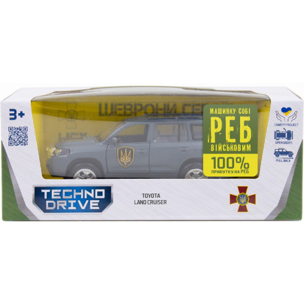 Фото - Наземна військова техніка TechnoDrive Шеврони Героїв TOYOTA LAND CRUISER РУБІЖ (KM6010)