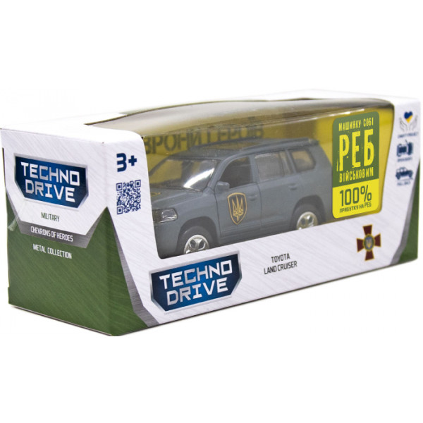 Фото - Наземна військова техніка TechnoDrive Шеврони Героїв TOYOTA LAND CRUISER РУБІЖ (KM6010)