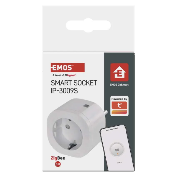 Фото - Розумна розетка EMOS вологозахищена WIFI P5533 GoSmart, ZigBee 3.0