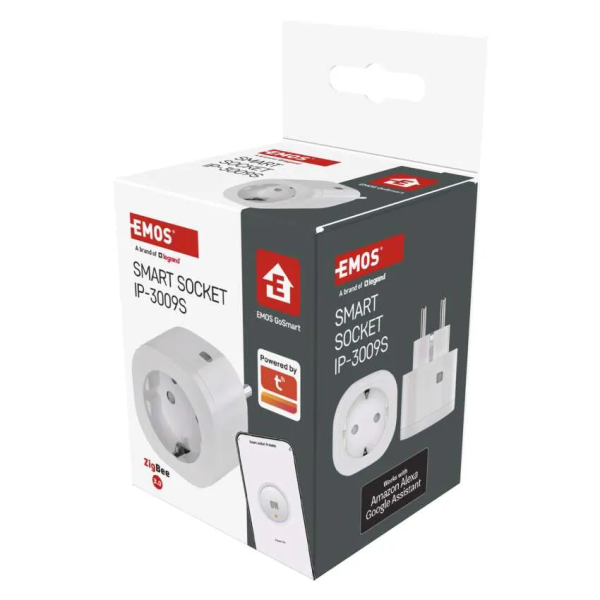 Фото - Розумна розетка EMOS вологозахищена WIFI P5533 GoSmart, ZigBee 3.0