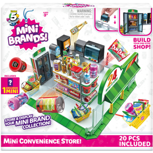 Фото - Набір ігрових фігурок ZURU Mini Brands Supermarket Магазин біля дому (77206)