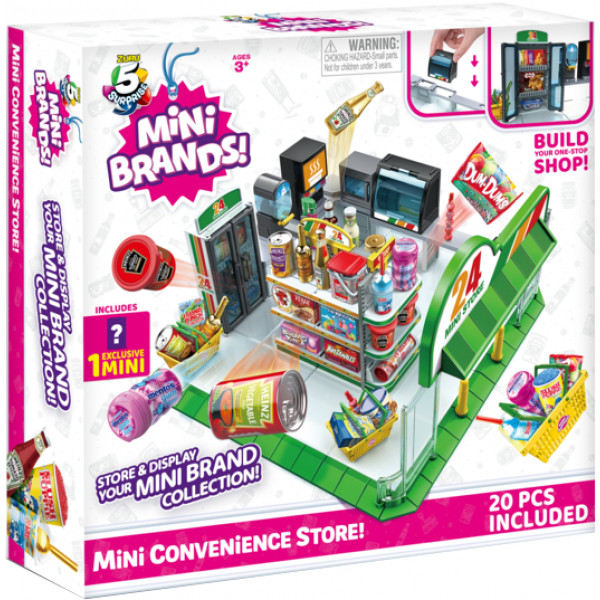 Фото - Набір ігрових фігурок ZURU Mini Brands Supermarket Магазин біля дому (77206)
