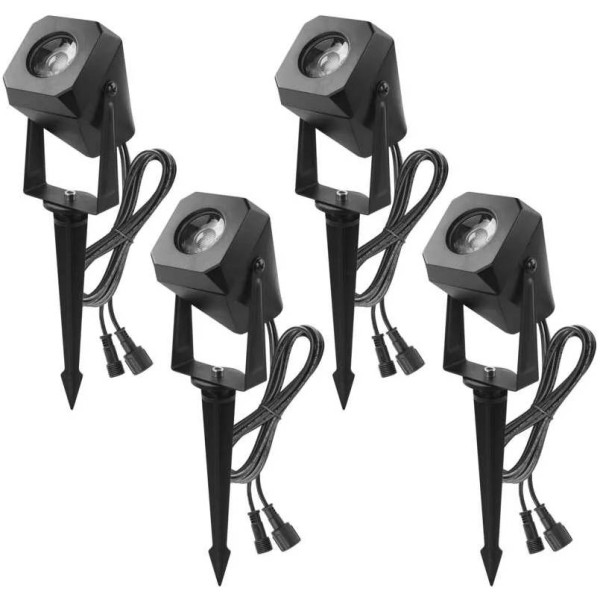 Фото - Світлодіодний прожектор EMOS ZIW194R,комплект 4 шт,7Вт,RGBIC,WIFI