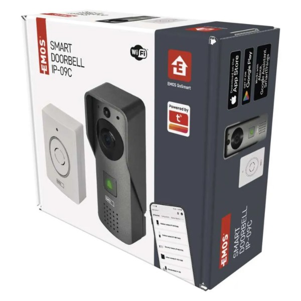 Фото - Беспроводной дверной звонок EMOS Умный видеозвонок H4031 GoSmart с Wi-Fi