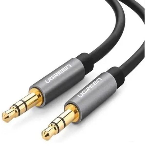 Фото - Кабель 3.5 мм - 3.5 мм UGREEN AV119 3.5mm Male to 3.5mm Male Cable 0.5m Black (10732)