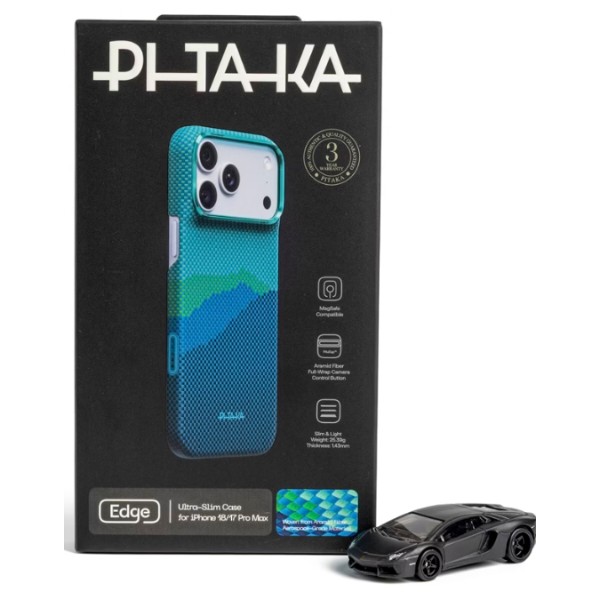 Фото - Чохол для смартфона Pitaka Edge Ultra-Slim Case Over The Horizon Summer Noon-02 for iPhone 18 Pro Max/17 Pro Max (KI1809PM)