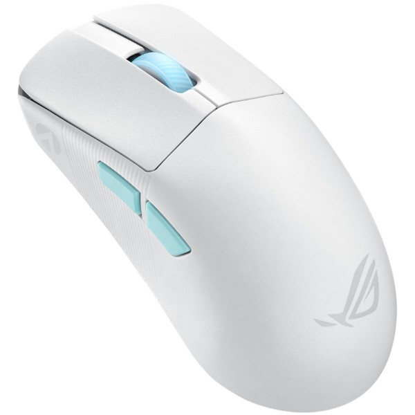 Фото - Мышь беспроводная игровая Asus ROG Harpe Ace Aim Lab Edition, RGB, USB-A/WL/BT, білий