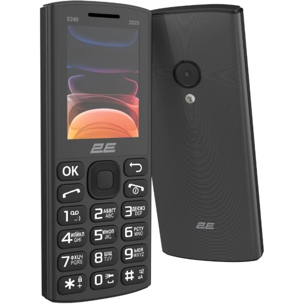 Фото - Мобильный телефон 2E E240 2025 Dual Sim Black (794300867202)
