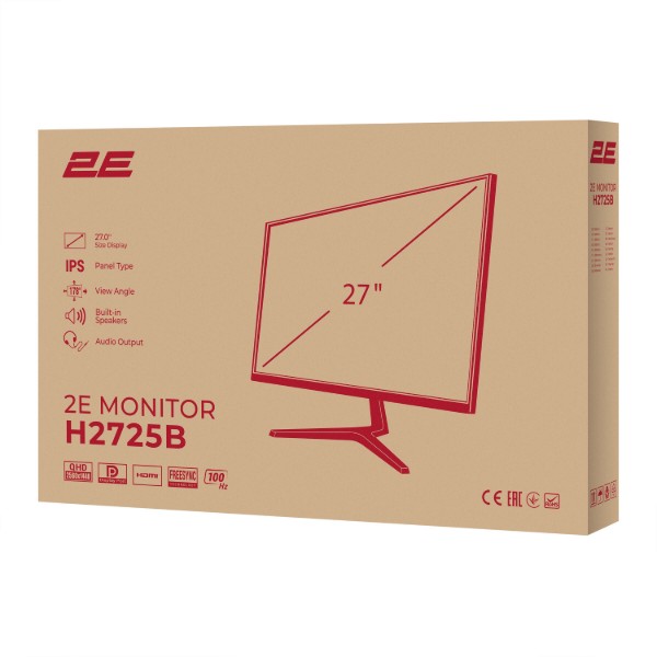 Фото - Монітор 2E H2725B (2E-H2725B-01.EU)