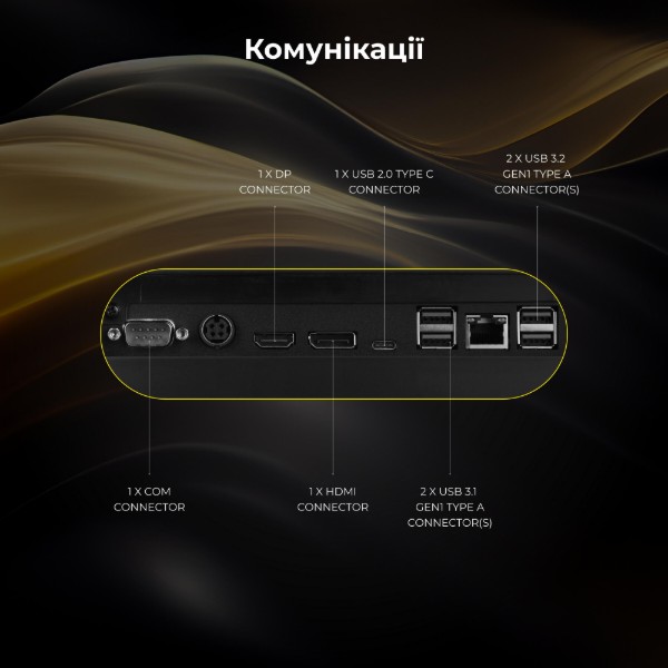 Фото - Компьютер-моноблок 2E Rational K6 Black (2E-K6.V2.49)