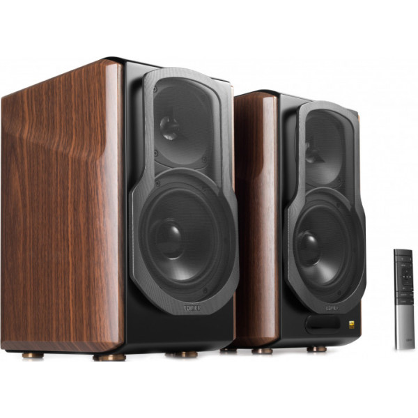 Фото - Комп'ютерна акустика компактна 2.0 Edifier S2000MKIII Brown 2.0 130W Bluetooth Hi-Res