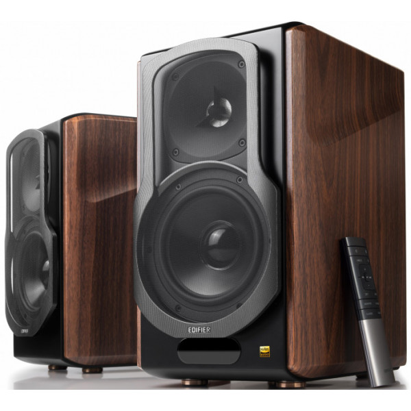 Фото - Комп'ютерна акустика компактна 2.0 Edifier S2000MKIII Brown 2.0 130W Bluetooth Hi-Res