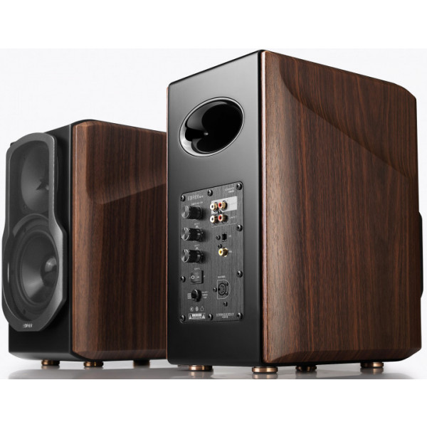 Фото - Комп'ютерна акустика компактна 2.0 Edifier S2000MKIII Brown 2.0 130W Bluetooth Hi-Res