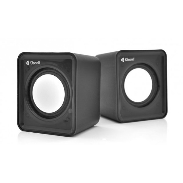 Фото - Комп'ютерна акустика звичайна 2.0 Kisonli V310B/23389 Black